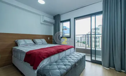 Apartamento mobiliado para locação republica com 1 quarto
