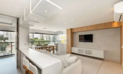 Apartamento mobiliado à venda na vila mariana com 2 suítes e 2 vagas