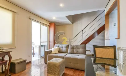 Apartamento Duplex à venda em Moema com 2 quartos e 2 vagas
