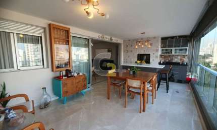 Apartamento à venda no Brooklin com 3 suítes e 3 vagas