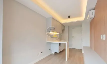 Apartamento estúdio venda em moema com 1 quarto,  sem vaga