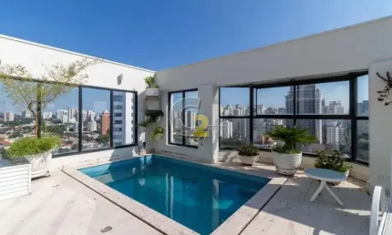 Cobertura duplex a venda no Campo Belo 5 quartos, 4 suítes, 5 vagas