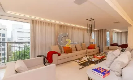 Apartamento à venda no Pacacembu com 4 suítes, 6 vagas
