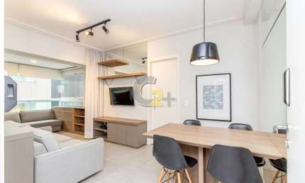 Apartamento mobiliado à venda na Bela Vista com 1 suíte, 1 vaga