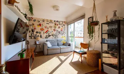 Apartamento à venda em pinheiros com 2 quartos, sendo 1 suíte e 1 vaga