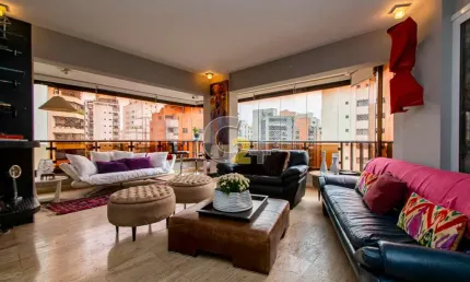 Apartamento à venda -  moema com 4 quartos, sendo 3 suítes e 3 vagas