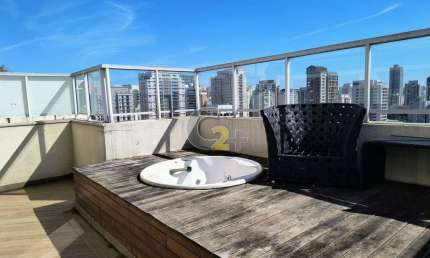 Cobertura Duplex mobiliada a venda em Perdizes com 2 quartos, sendo 1 suite e 3 vagas