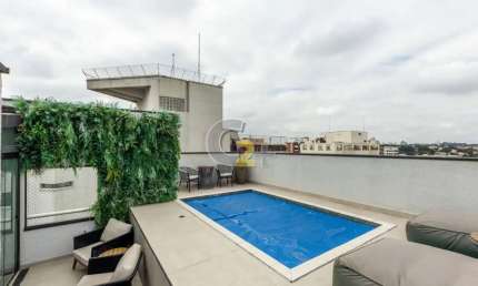 Cobertura duplex a venda em Moema  2 suites 3 vagas mobiliada