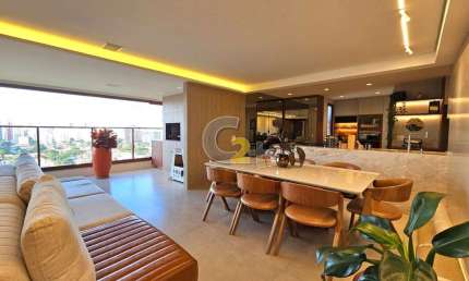 Apartamento Mobiliado á venda no Brooklin Novo, 3 quartos, 3 suítes, 2 vagas de garagem