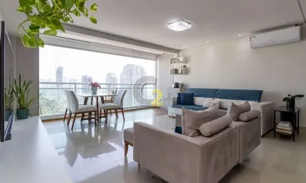 Cobertura á venda no Brooklin, 3 quartos, 2 suítes, 3 vagas de garagem.