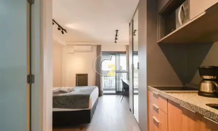 Apartamento studio á venda em pinheiros, 1 quarto, sem vaga