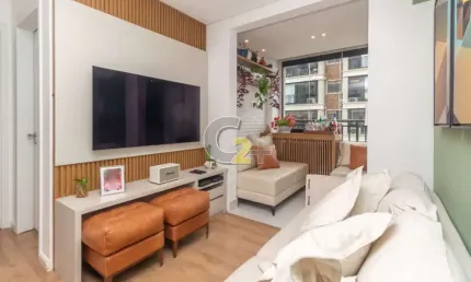Apartamento mobiliado à venda na agua branca com 2 quartos, 1 suíte, 1 vaga