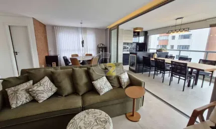 Apartamento a venda no brooklin, 3 suítes e 2 vagas