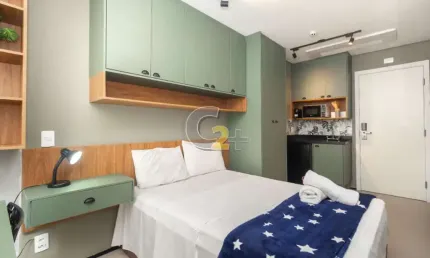 Apartamento à venda na consolação com 1 quarto, sem vaga