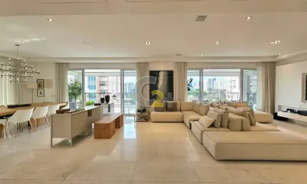Apartamento a venda em moema com 400m, 4 suítes, 5 vagas