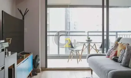 Studio mobiliado à venda na vila madalena com 1 suite, sem vaga