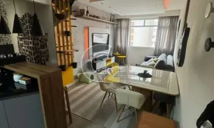 Apartamento à venda em pinheiros com 2 quartos, sendo 1 suíte e 1 vaga