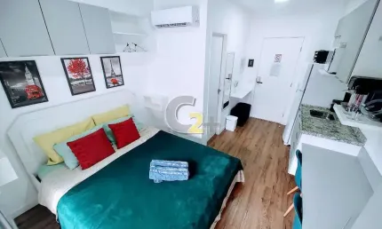 Apartamento studio á venda no centro, 1 quarto, sem vaga