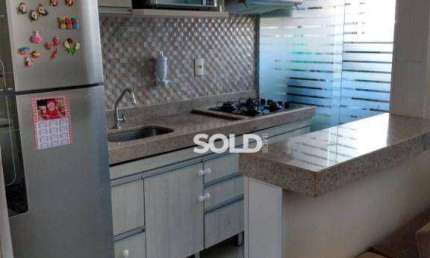 Apartamento com 2 dormitórios à venda, 53 m² por R$ 210.000,00 - Residencial Amazonas - Franca/SP