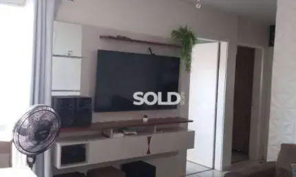 Apartamento com 2 dormitórios à venda, 50 m² por R$ 165.000,00 - Chácara Sao Paulo  - Franca/SP