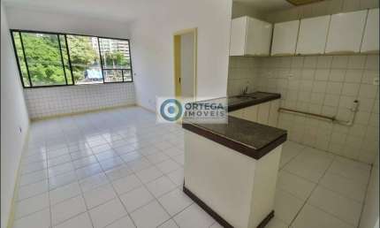 Apartamento quarto e sala à venda, suíte, garagem, no Campo Grande, Salvador-BA