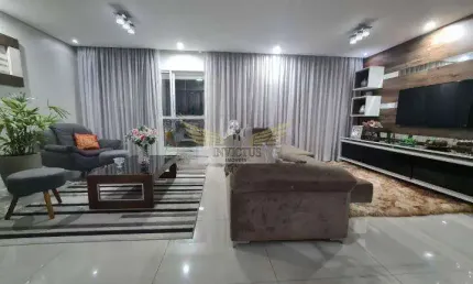 Apartamento com 3 suítes no condomínio espaço jardins para comprar, 130m² - campestre, santo andré/sp.