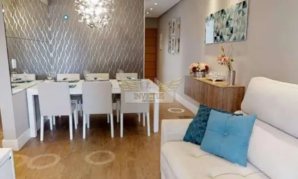 Apartamento com 2 dormitórios à venda, 64m² - bairro campestre, santo andré/sp