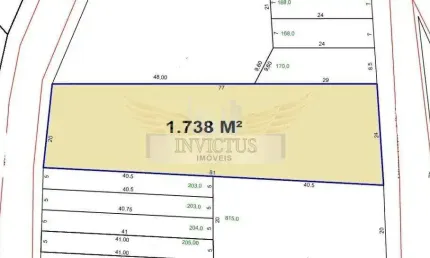 Terreno Residencial/Comercial para Comprar, 1.738m² - Campestre, Santo André/sp.