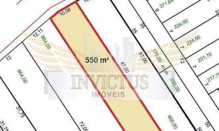 Terreno Residencial/Comercial para Comprar, 550m² - Vila Alto de Santo André, Santo André/SP.