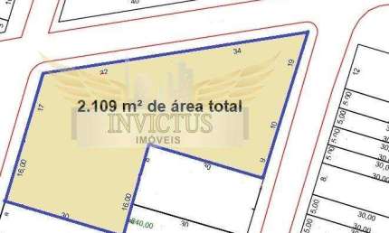 Terreno Residencial para Comprar, 2.109m² - Bairro Utinga, Santo André/SP.