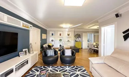 Apartamento como 3 suítes no edifício queen catherine village para comprar, 206m² - bairro jardim, santo andré/sp.