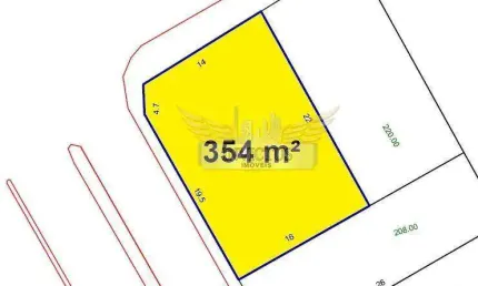 Terreno residencial/comercial à venda, 354m² - jardim, santo andré/sp.