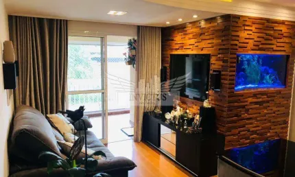 Apartamento 3 quartos no condomínio terraço campestre para comprar, 77m² - campestre, santo andré/sp.