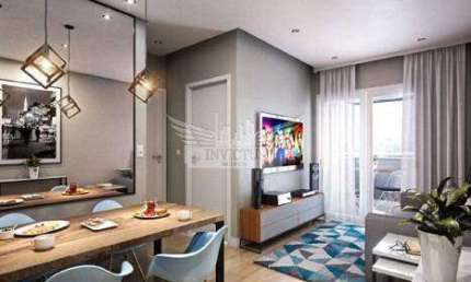 Apartamento com 2 Quartos para Comprar, 53m² - Vila Tibiriçá, Santo André/SP
