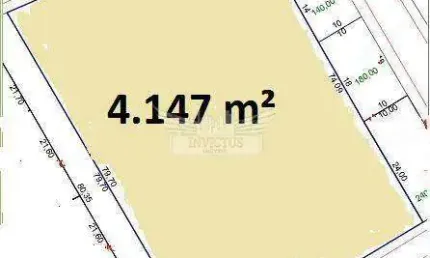 Terreno a venda de 4.147 m² - vila lucinda - santo andré