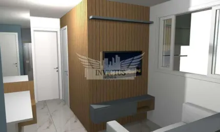 Apartamento com 2 Quartos para Comprar, 41m² - Vila Homero Thon - Santo André/SP
