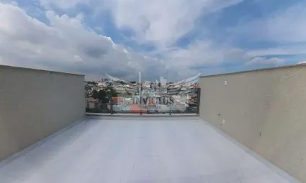Cobertura sem condomínio com 2 quartos para comprar, 93m² - jardim do estádio em santo andré/sp.