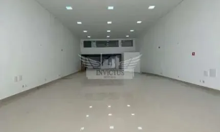 Salão Comercial Novo para Alugar, 340m² - Vila Humaitá, Santo André/SP.