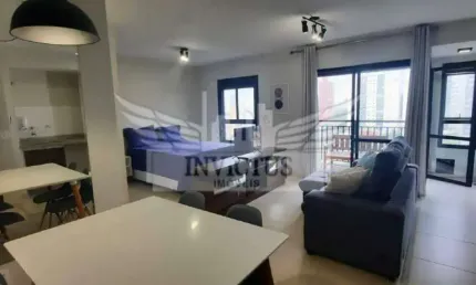 Apartamento Studio Mobiliado para Locação, 43m² - Bairro Campestre, Santo André/SP.