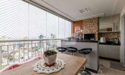 Apartamento com 3 Quartos no Condomínio no Praça Jardim para Comprar, 115m² - Vila Valparaíso, Santo André/SP.