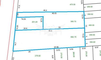 Terreno com 3 Lotes para Comprar, 1.289,79m² - Jardim Bom Pastor, Santo André/SP.