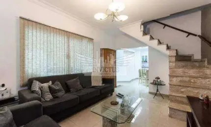 Sobrado com Cobertura de 3 Dormitórios à Venda, 210m²- Olímpico, São Caetano do Sul/SP.