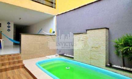 Sobrado com 2 Quartos e Piscina para Comprar, 163m² - Parque Oratório, Santo André/SP.