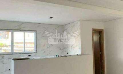 Sobrado Novo com 2 Suítes à Venda, 114m² - Vila Bela Vista, Santo André/SP.