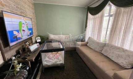 Sobrado com 3 Dormitórios para Locação, 80m² - Utinga, Santo André/SP.