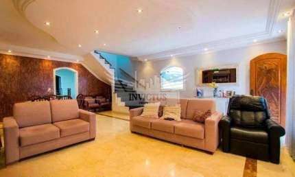 Sobrado Amplo com 3 Suítes para Locação, 367m² - Campestre, Santo André/SP.