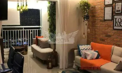 Apartamento Semi Mobiliado com 2 Dormitórios no Condomínio Varandas Santo André à Venda!