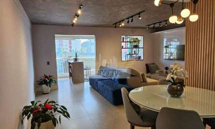 Apartamento com 3 Quartos para Comprar, 115m² - Vila Valparaíso, Santo André/SP.