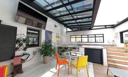 Cobertura com 2 Quartos para Compra, 280m² - Bairro Jardim, Santo André/SP.