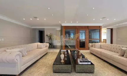Apartamento com 4 suítes no edifício palladio para comprar, 385m² - bairro jardim, santo andré/sp.